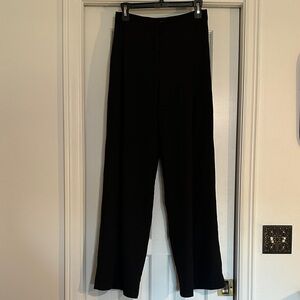 Shinestar Black Wide-Leg Trousers